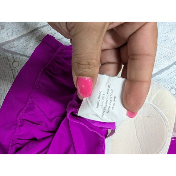 Purple Women's Swim Bikini Top - Picture 7 of 7